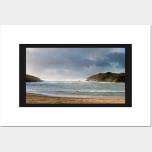 Windswept, Porth Beach Posters and Art